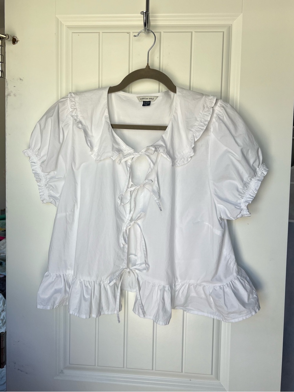 AE Tie Front Top - Picture 2 of 7
